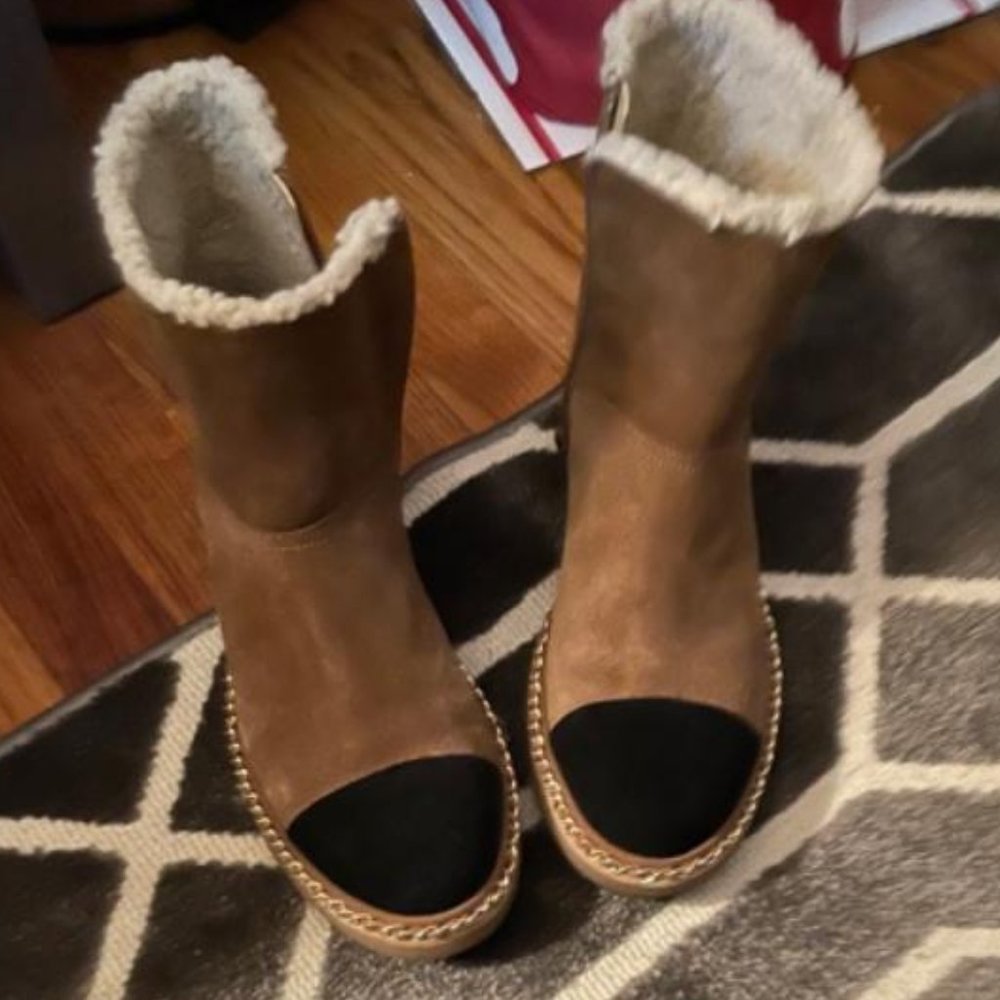 Faux Shearling Lined Boots